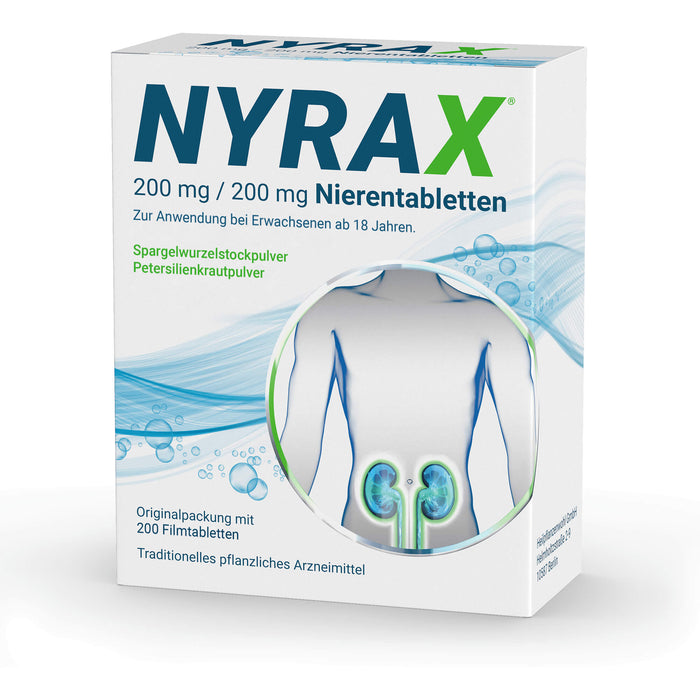 NYRAX Nierentabletten, 200 pc Tablettes