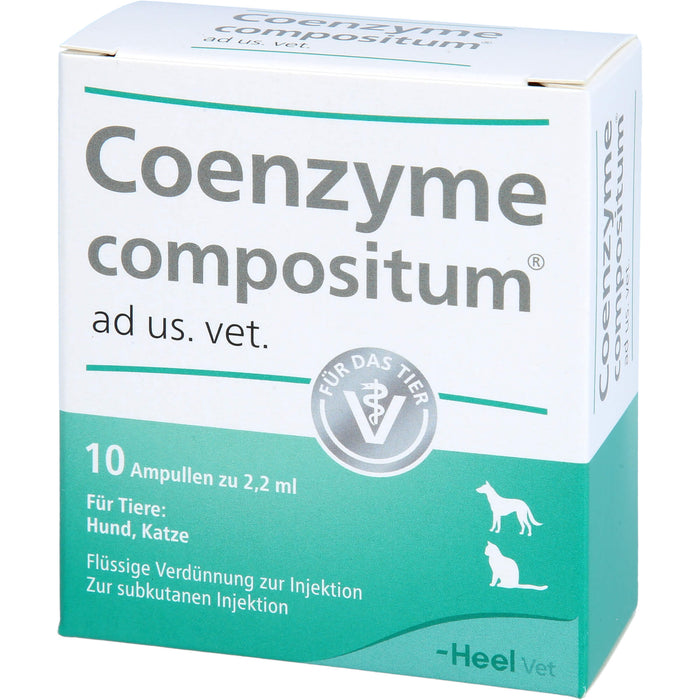 Coenzyme compositum ad us. vet. flüssige Verdünnung für Hund und Katze, 10 pc Ampoules