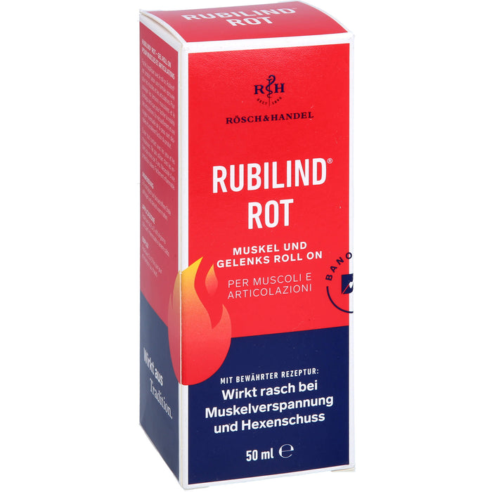 RUBILIND Rot Muskel und Gelenks Roll On, 50 ml XPK