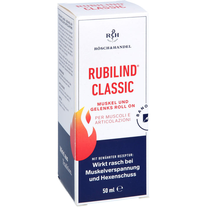 RUBILIND Classic Muskel und Gelenks Roll On, 50 ml XPK