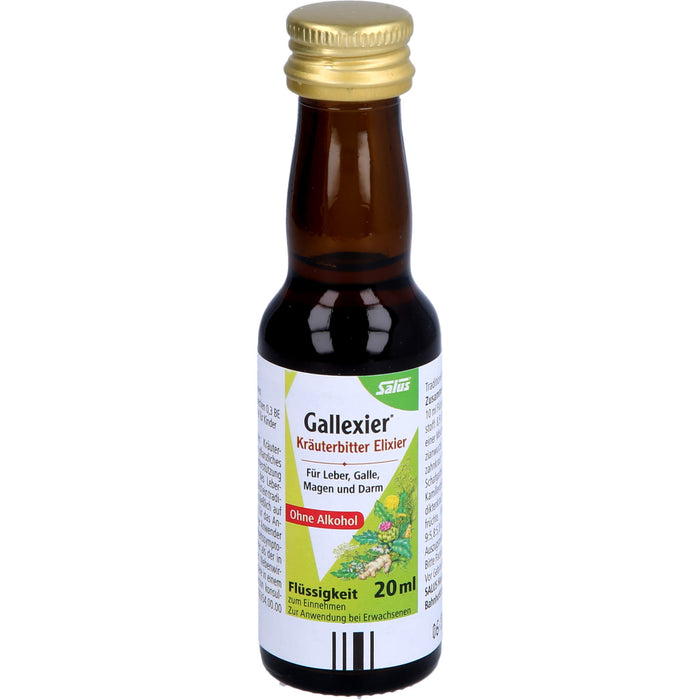 Salus Gallexier Kräuterbitter Elixier, 60 ml Solution