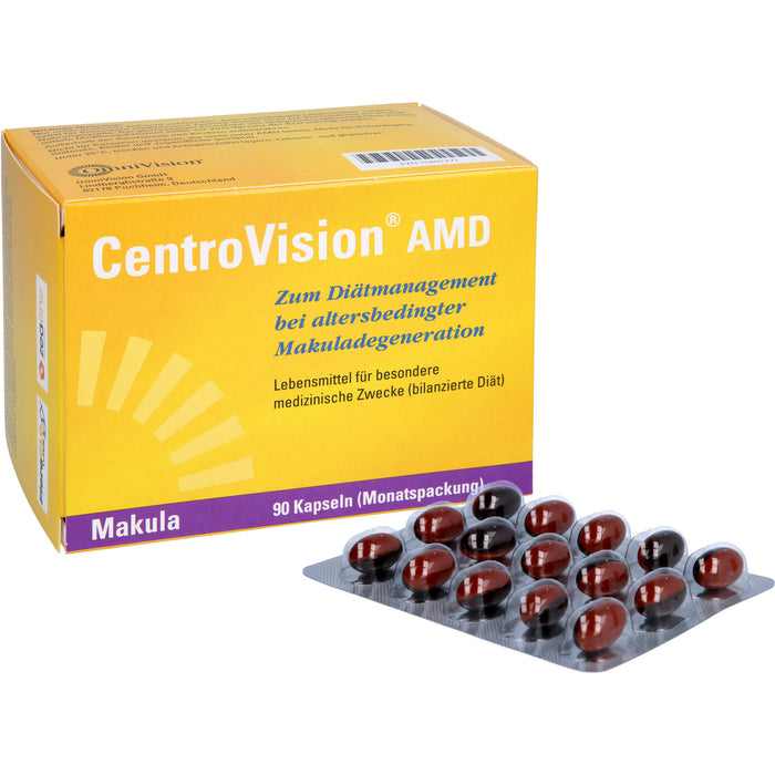 CentroVision AMD Kapseln bei altersbedingter Makuladegeneration, 90 pc Capsules