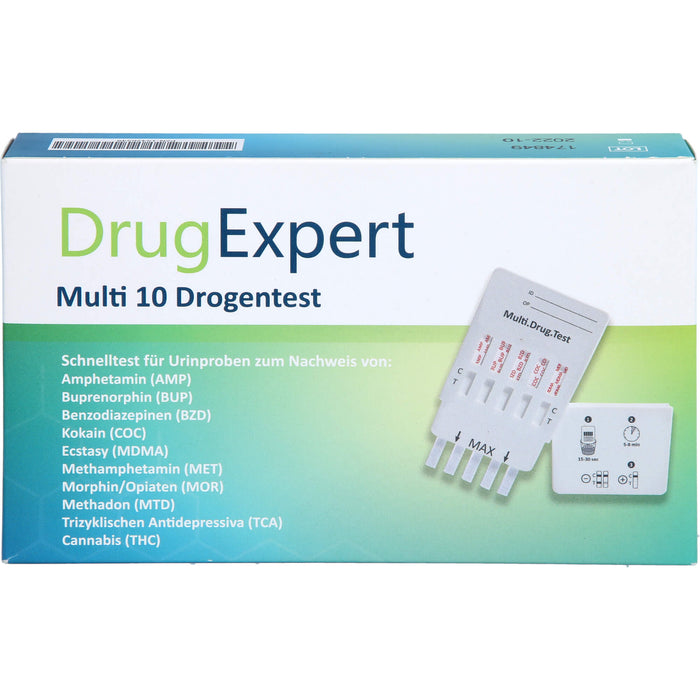 DrugExpert 10 Drogentest: 10 Parameter, 1 St TTR