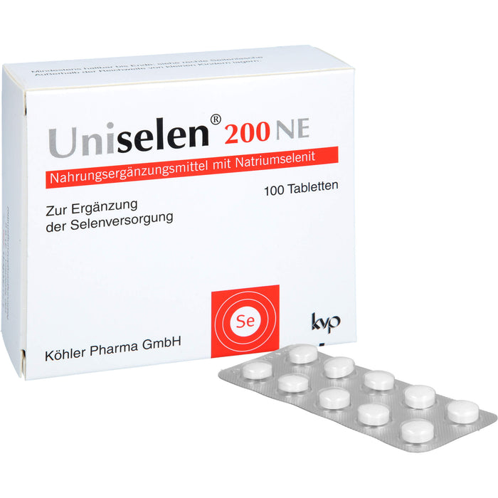 Köhler Pharma Uniselen 200 NE Tabletten, 100 pcs. Tablets