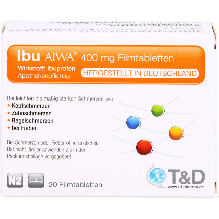 Ibu AIWA 400 mg Filmtabletten, 20 St FTA