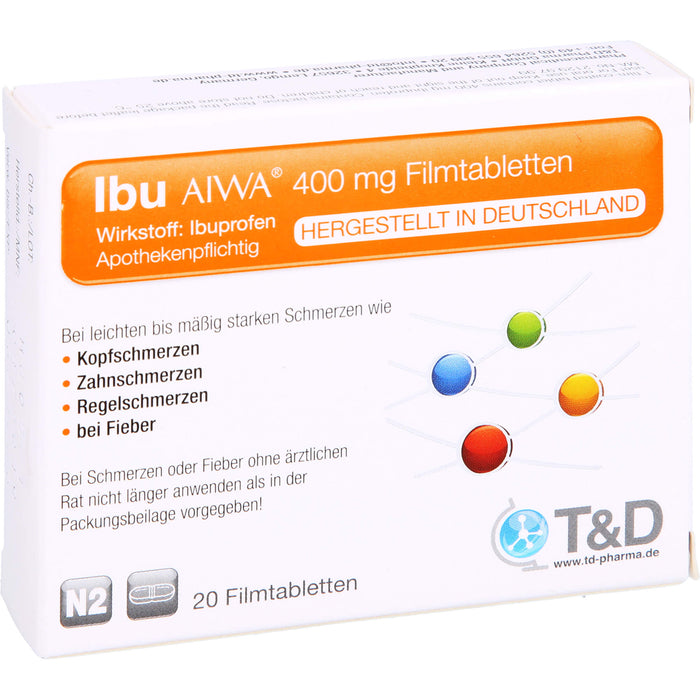 Ibu AIWA 400 mg Filmtabletten, 20 St FTA