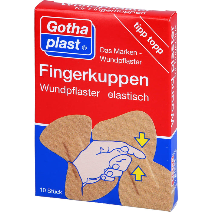 Gothaplast Fingerkuppenwundpflaster elastisch 2Gr., 10 St. Pflaster