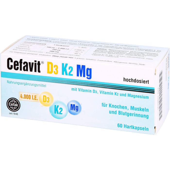 Cefavit D3 K2 Mg 4,000 I.E., 60 St HKP