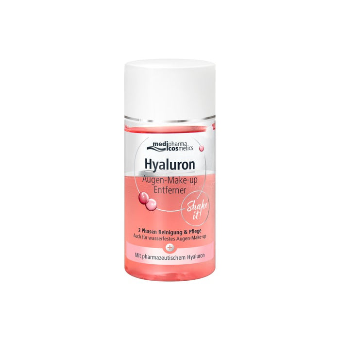 medipharma cosmetics Hyaluron Augen-Make-Up Entferner Lösung, 125 ml Solution