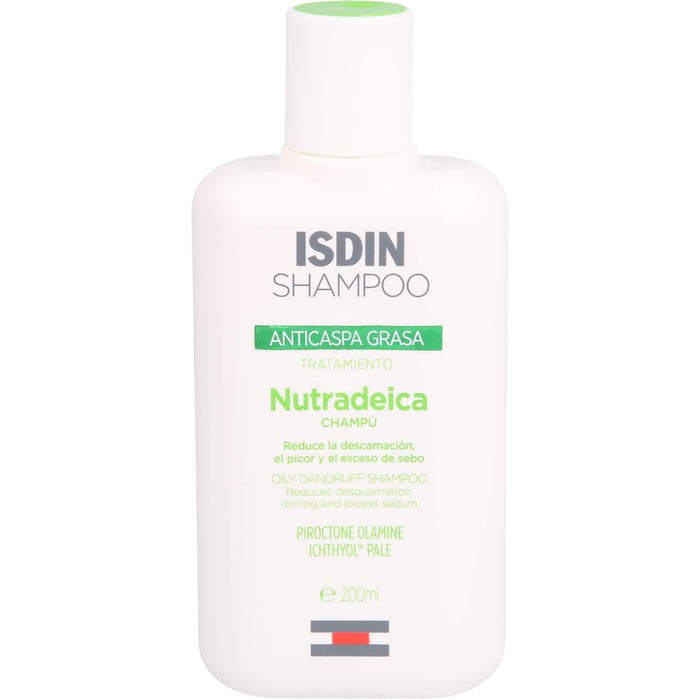 ISDIN Nutradeica Anti-Schuppen öliges-Shampoo, 200 ml Shampoo