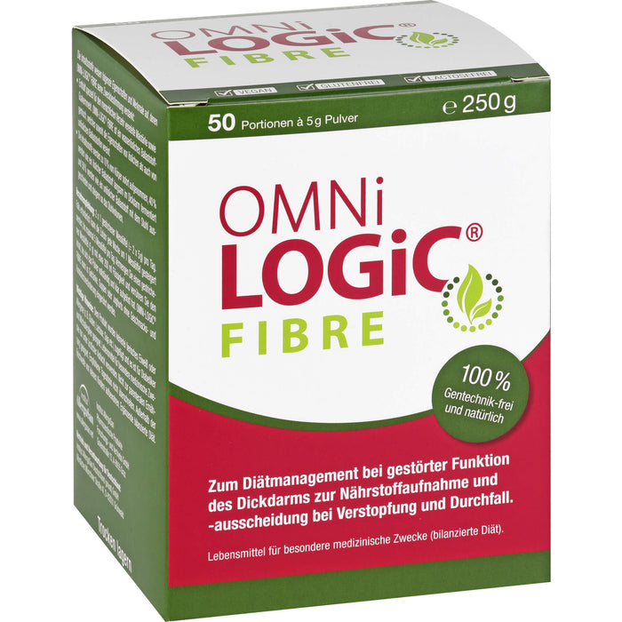 OMNi-LOGiC Fibre Pulver bei Verstopfung und bei Durchfall, 250 g Poudre