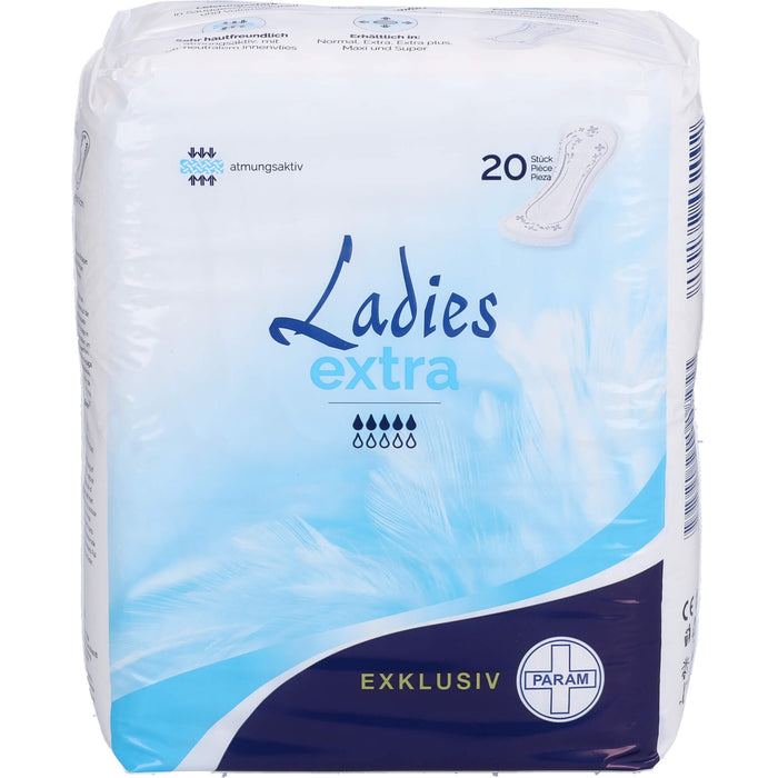 PARAM LADIES EXKLUSIV EXTRA Inkontinenz-Einlagen, 20 St. Einlagen