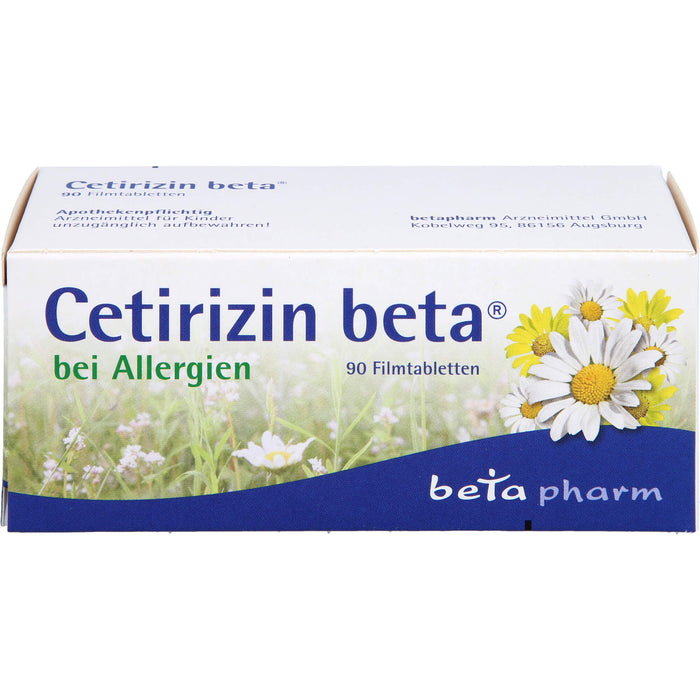 Cetirizin beta 10 mg, Filmtabletten, 90 St FTA