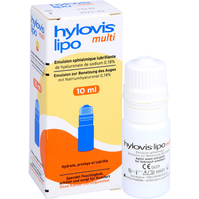 Hylovis lipo multi Augentropfen spendet Feuchtigkeit, 10 ml Solution