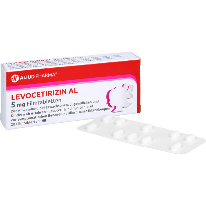 Levocetirizin AL 5 mg Filmtabletten, 20 St FTA