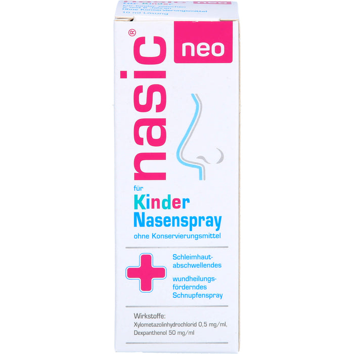 nasic neo für Kinder Schnupfenspray, 10 ml Lösung