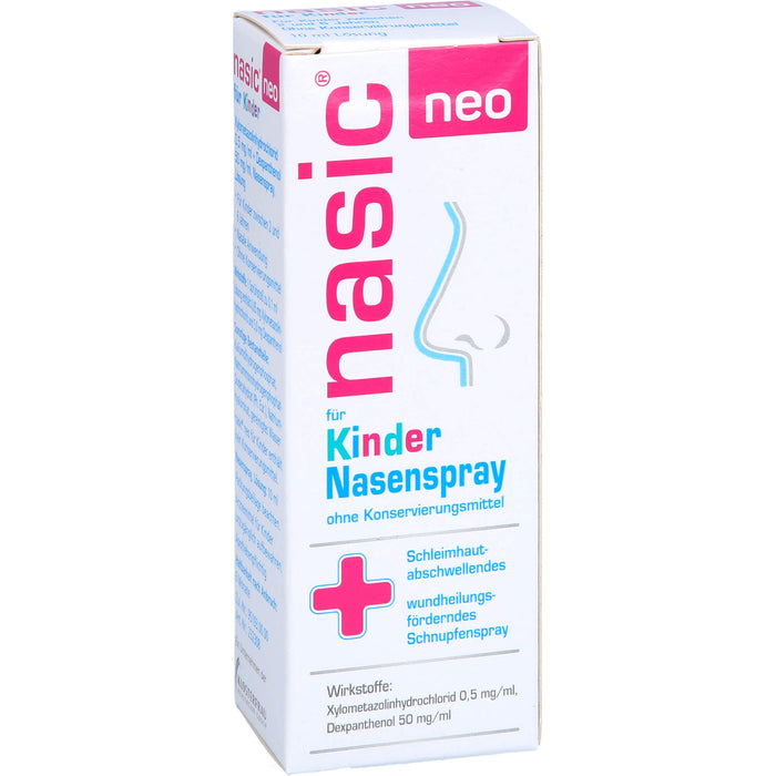 nasic neo für Kinder Schnupfenspray, 10 ml Lösung