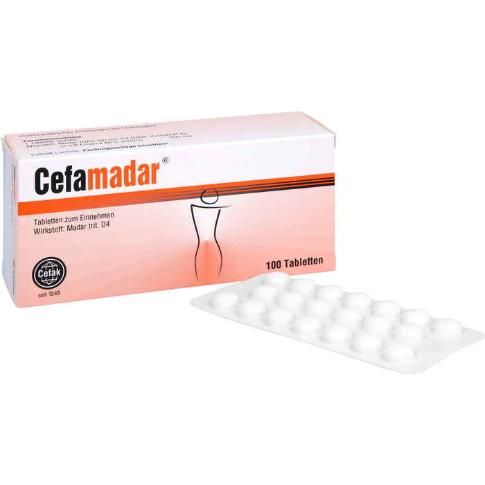 Cefamadar Tabletten bei Gewichtsproblemen, 100 pc Tablettes