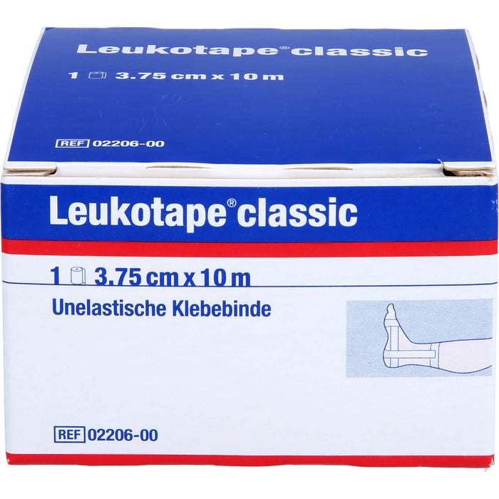 LEUKOTAPE Classic 3,75 cmx10 m weiss, 1 St. Verband