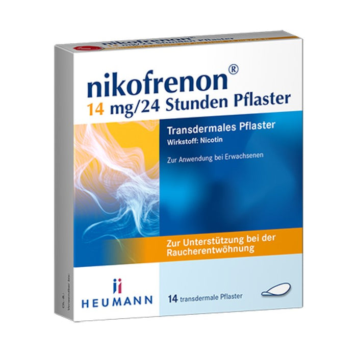 nikofrenon 14 mg/24 Stunden Pflaster, 14 pc Pansement