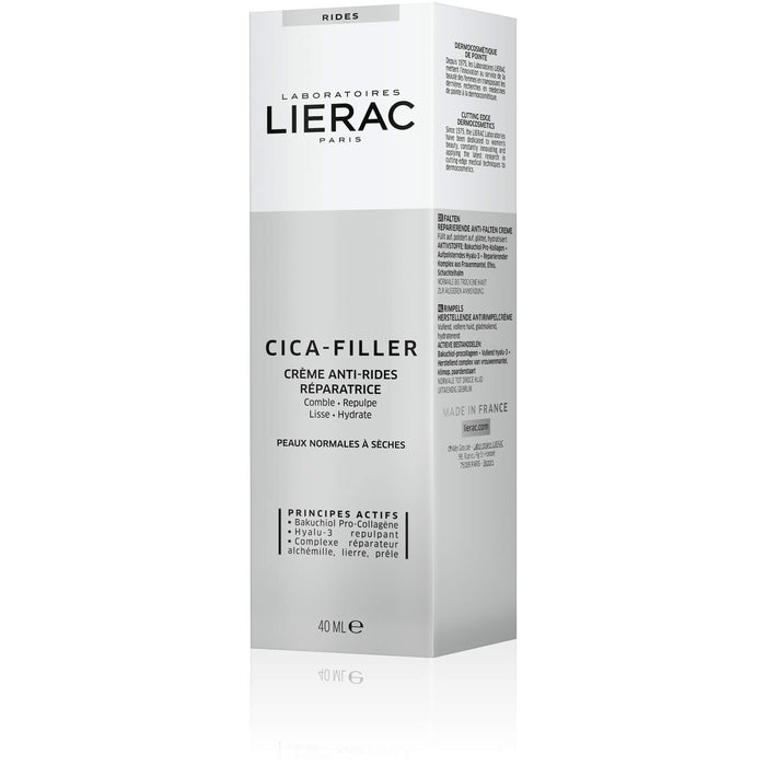 LIERAC CICA-FILLER REPARIERENDE ANTI-FALTEN CREME, 40 ml CRE