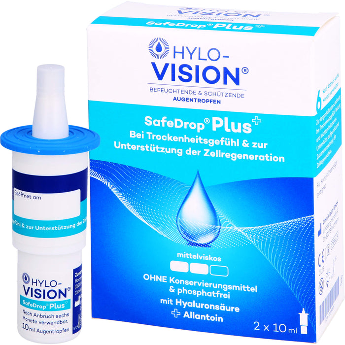 Hylo-Vision SafeDrop Plus, 2X10 ml ATR