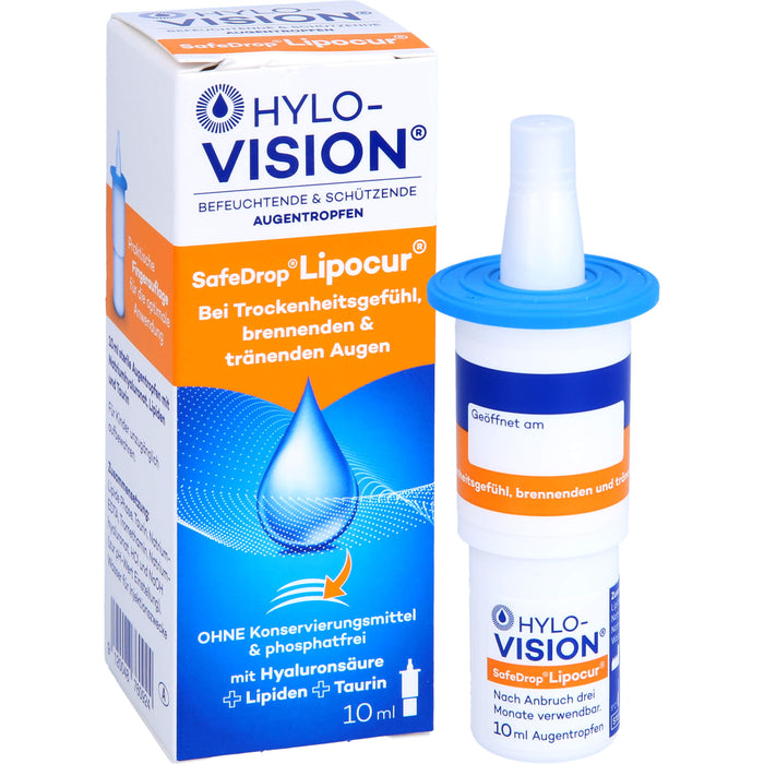 Hylo-Vision SafeDrop Lipocur, 10 ml Lösung