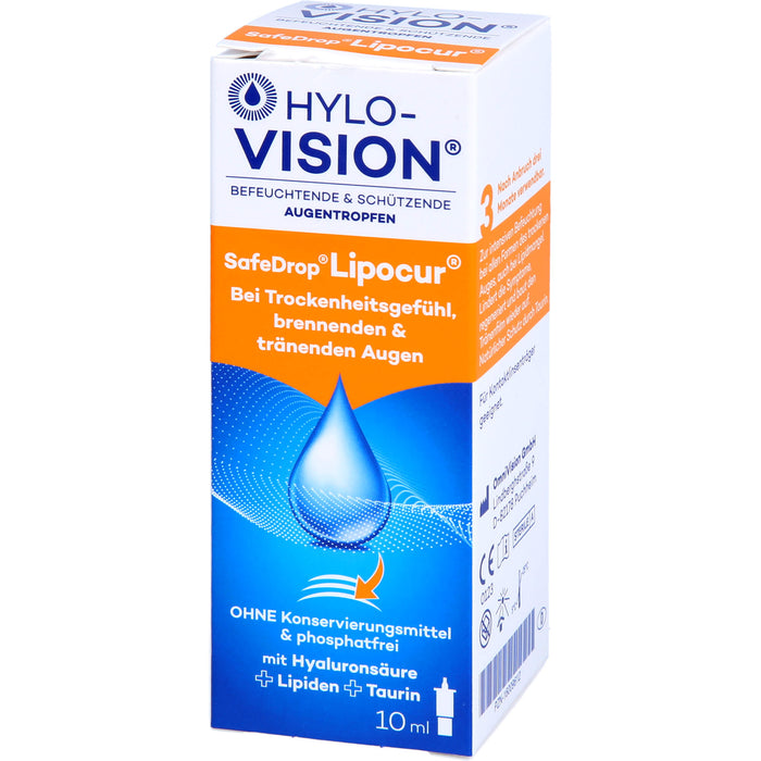 Hylo-Vision SafeDrop Lipocur, 10 ml Lösung