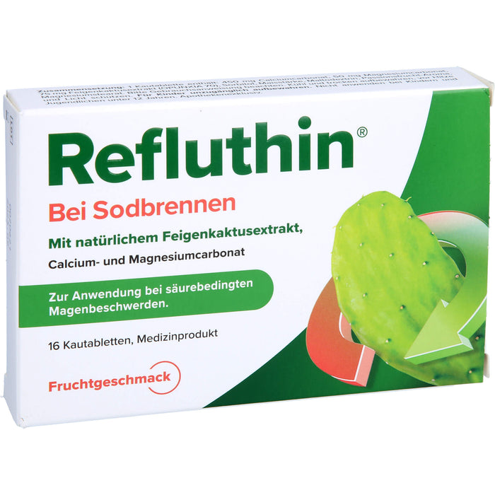 Refluthin bei Sodbrennen Kautabletten Frucht, 16 St. Tabletten