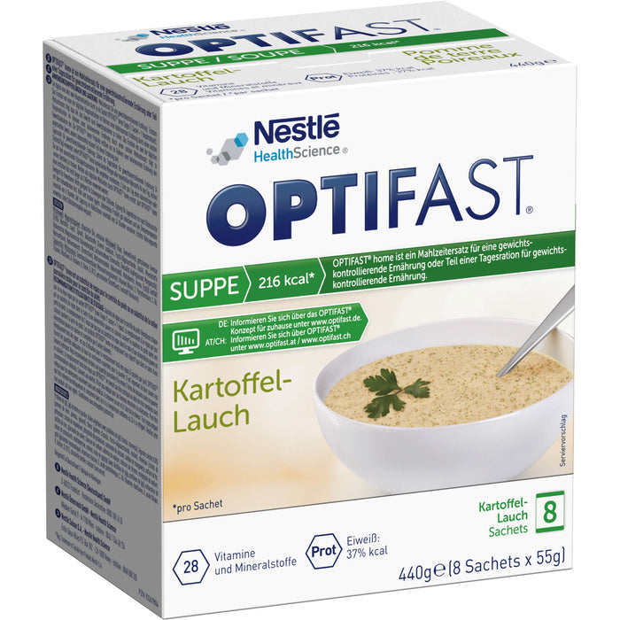 OPTIFAST home Suppe Kartoffel-Lauch Sachets, 8 pc Sachets