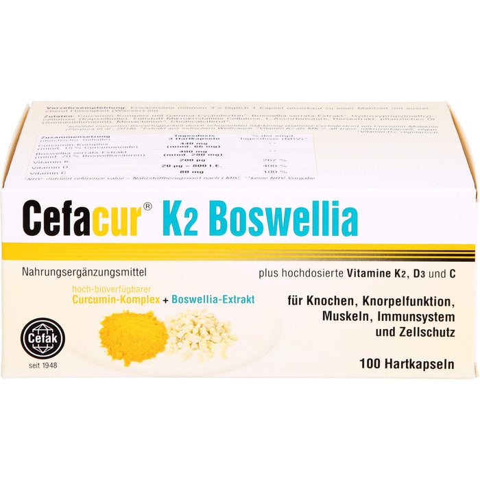 Cefacur K2 Boswellia, 100 St HKP