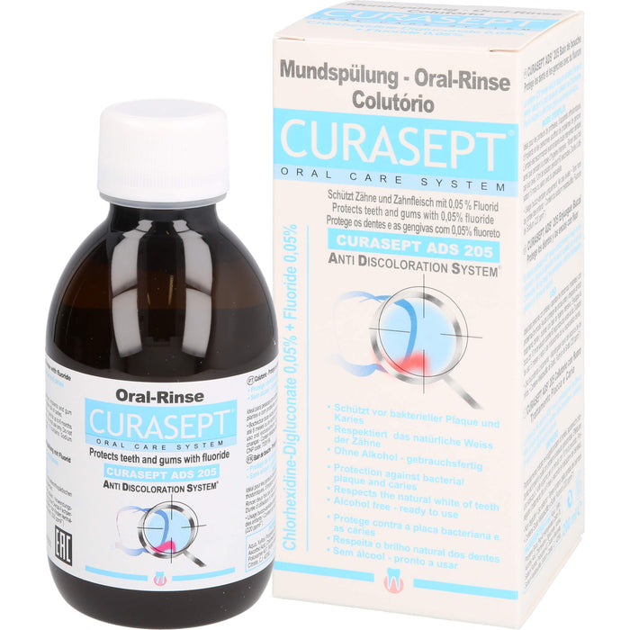 CURASEPT 0,05% Chlorhexidin - ADS 205, 200 ml Lösung