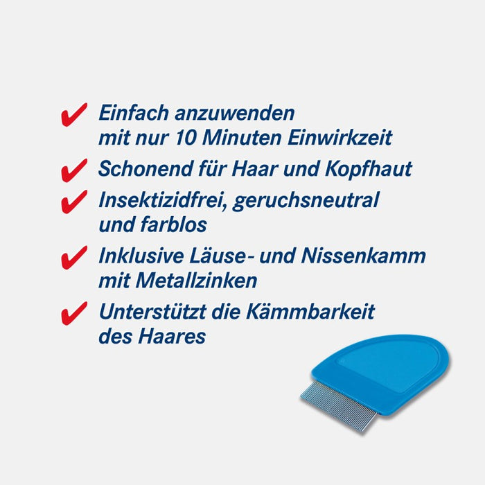 LAUSBUB gegen Läuse Heumann Lösung inkl. Set, 100 ml Solution