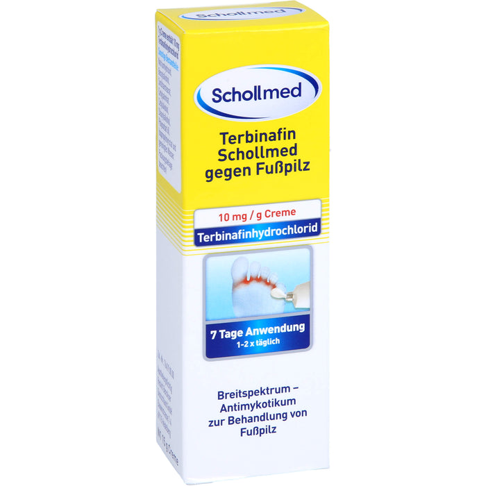 Terbinafin SCHOLLMED gegen Fußpilz Creme, 15 g Crème