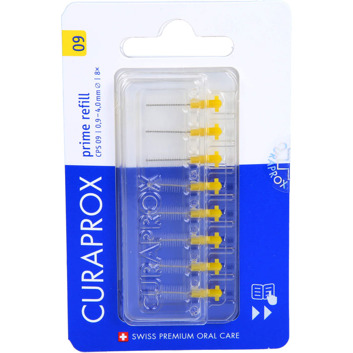 CURAPROX CPS 09 prime 8er refill Interdentalbürsten, 8 pc Brosses interdentaires