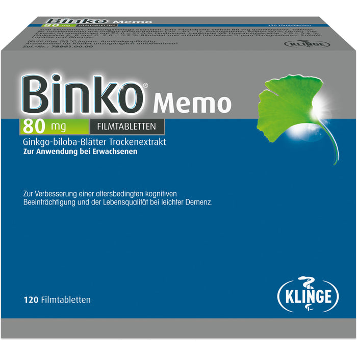 Binko Memo 80 mg Filmtabletten, 120 St FTA