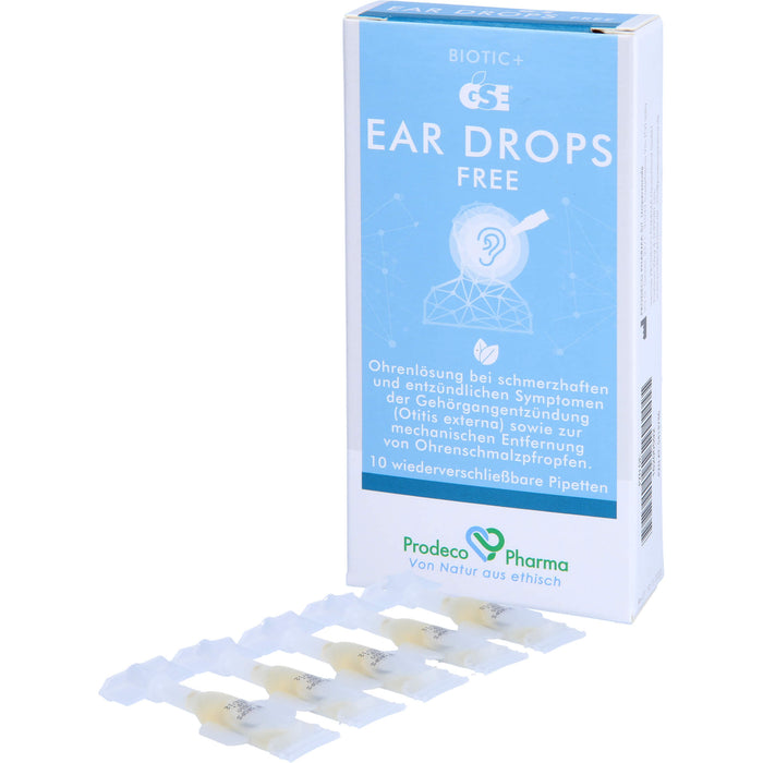 GSE EAR DROPS FREE, 10X0.3 ml OHT