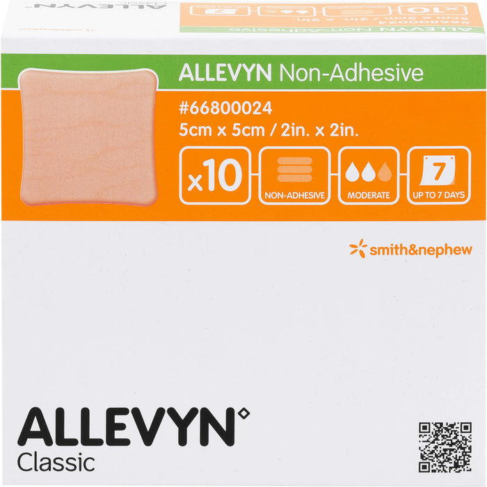 ALLEVYN non Adhesive 5x5 cm Wundverband, 10 St VER