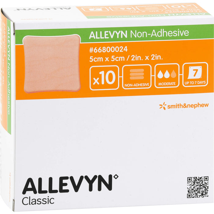 ALLEVYN non Adhesive 5x5 cm Wundverband, 10 St VER