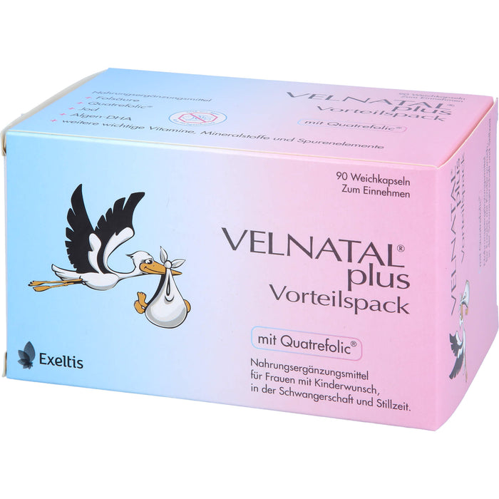 VELNATAL plus Weichkapseln Vorteilspack, 90 pc Capsules