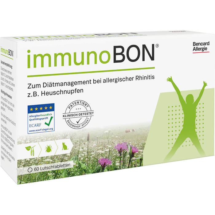 immunoBON Lutschtabletten bei allergischer Rhinitis, 60 pc Tablettes