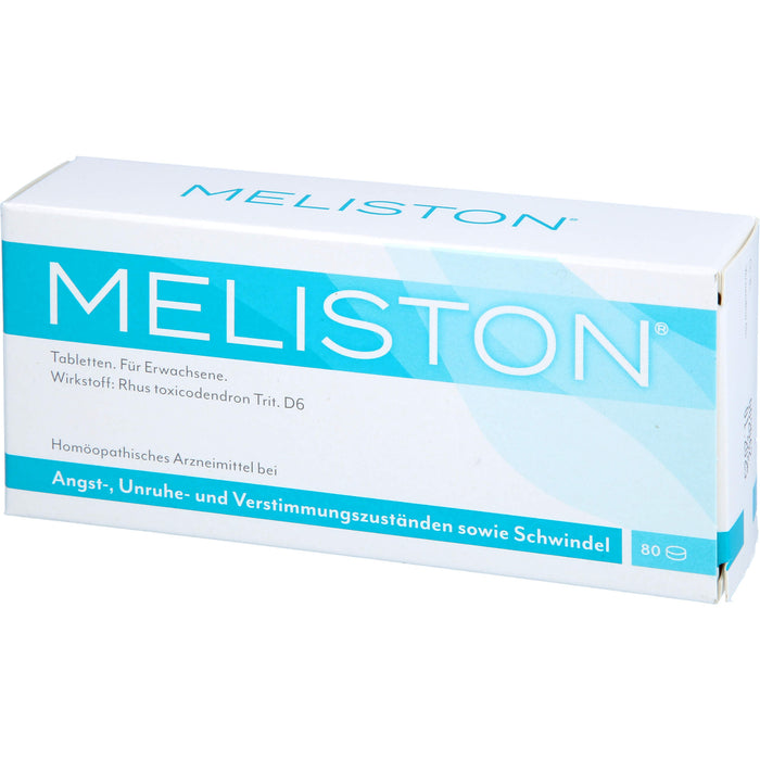 Meliston Tabletten zur Behandlung von Angst-, Unruhe- und Verstimmungszuständen, 80 pcs. Tablets