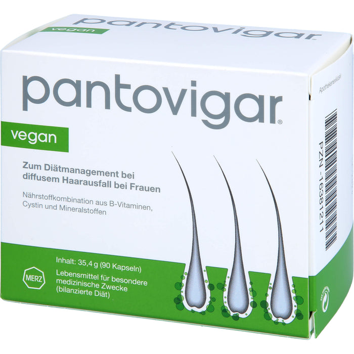 Pantovigar vegan, 90 pc Capsules