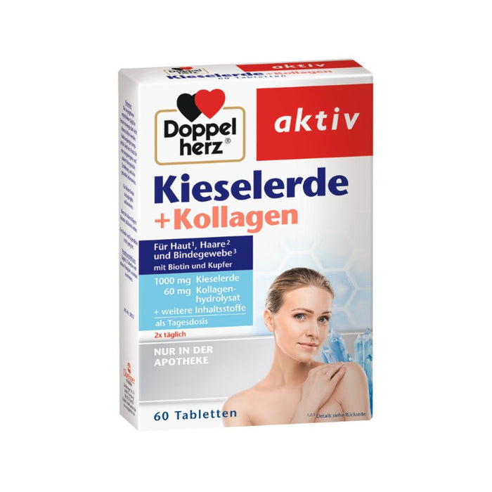 Doppelherz Kieselerde + Kollagen, 60 St TAB