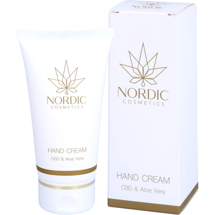 CBD Handcreme Nordic Cosmetics CBD + Aloe Vera, 50 ml CRE