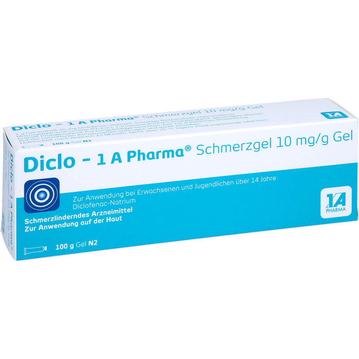 Diclo - 1 A Pharma Schmerzgel, 10 mg/g Gel, 100 g GEL