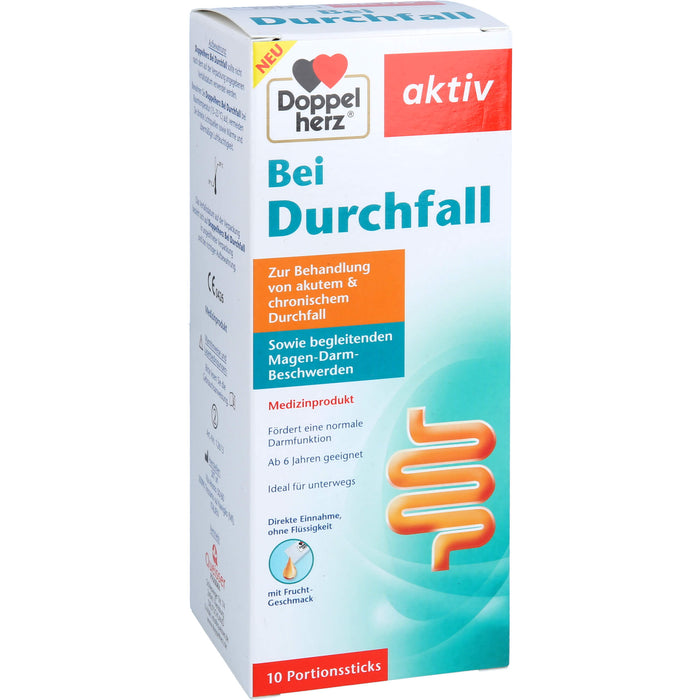 Doppelherz Lösung bei Durchfall, 10 pc Bâtonnets