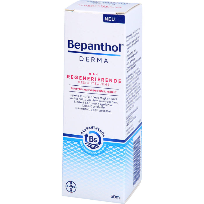 Bepanthol Derma Regenerierende Gesichtscreme, 50 ml Creme