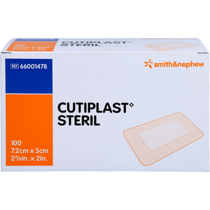 CUTIPLAST steril Wundverband 5x7,2 cm, 100 St VER