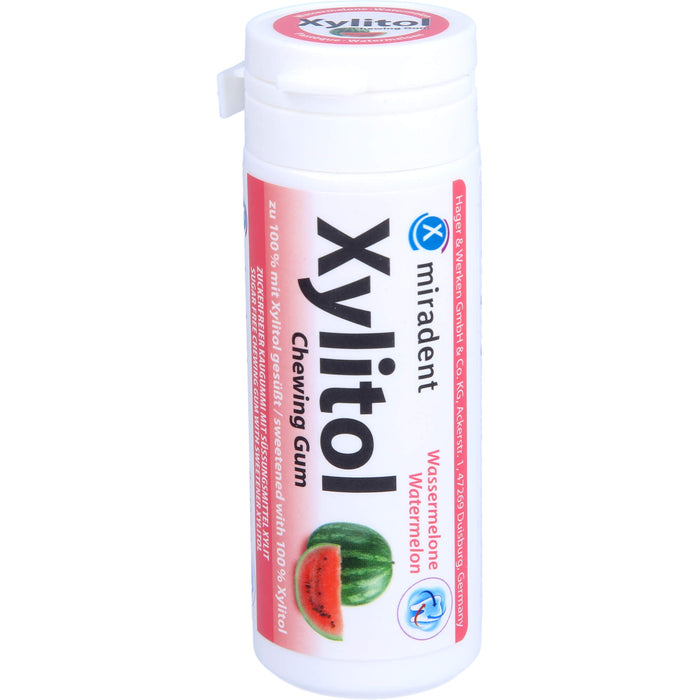 miradent Xylitol Chewing Gum Wassermelone, 30 St KGU